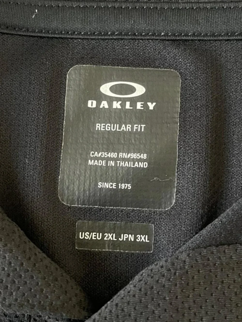 Oakley Men's Black Polo-shirts
